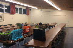 Saalaufbau-Freitag-Abend